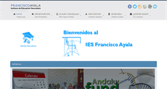 Desktop Screenshot of iesayala.com